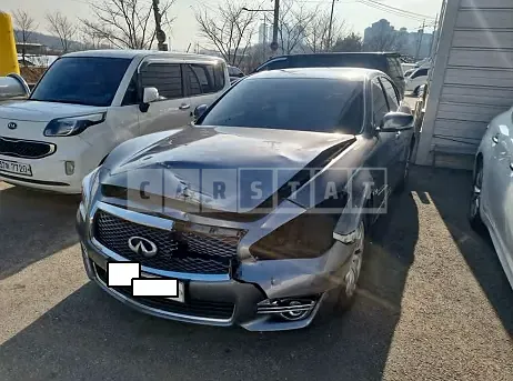Photo 2 of 27: 2017 Infiniti Q70 3.7, VIN JNKBY11E5HM600226 — Korean insurance auction