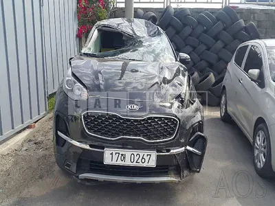 Photo 1 of 15: 2019 Kia Sportage, VIN KNAPL812GKK672325 — Korean insurance auction