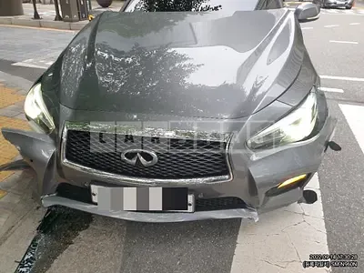 Photo 1 of 8: 2017 Infiniti Q50S Hybrid, VIN JNKAV71E9HM150085 — Korean insurance auction
