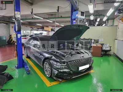 Photo 1 of 10: 2023 Genesis G80, VIN KMTGB41CBRU203327 — Korean insurance auction