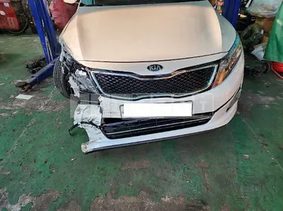 Photo 1 of 8: 2015 Kia K5, VIN KNAGN418BFA573861 — Korean insurance auction