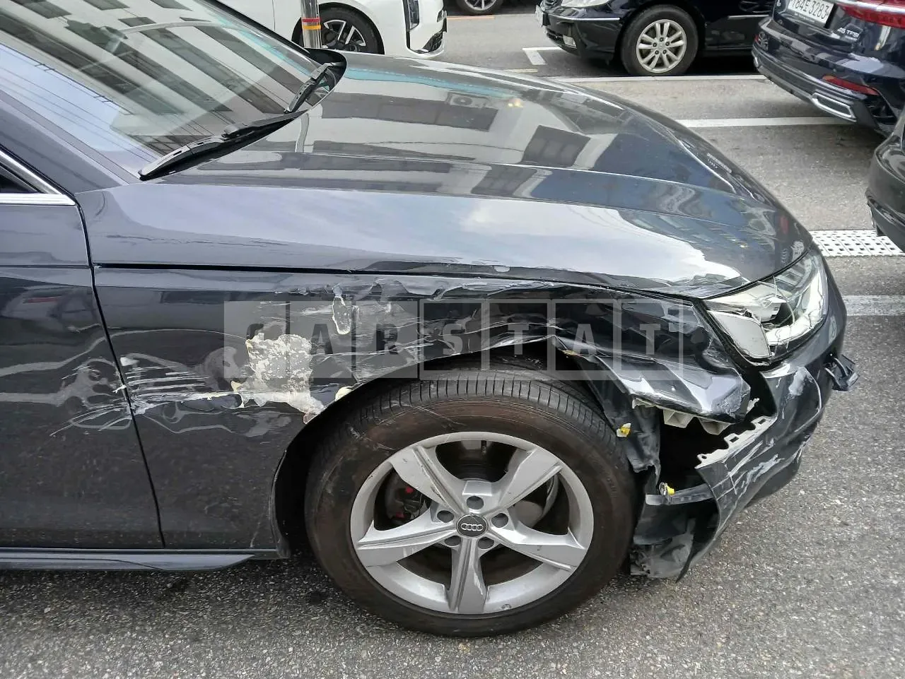 Photo 2 of 10: 2021 Audi A4 40 TFSI, VIN WAUZZZF45MA020611 — Korean insurance auction
