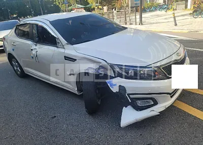 Photo 1 of 8: 2015 Kia K5, VIN KNAGN418BFA585458 — Korean insurance auction