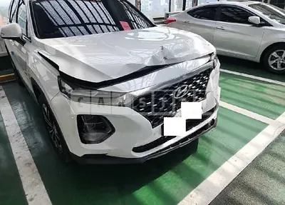 Photo 1 of 20: 2019 Hyundai Santa Fe, VIN KMHS381CDKU013123 — Korean insurance auction