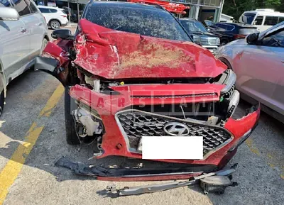 Photo 1 of 14: 2018 Hyundai Kona 1.6 Diesel, VIN KMHK5816GJU018226 — Korean insurance auction