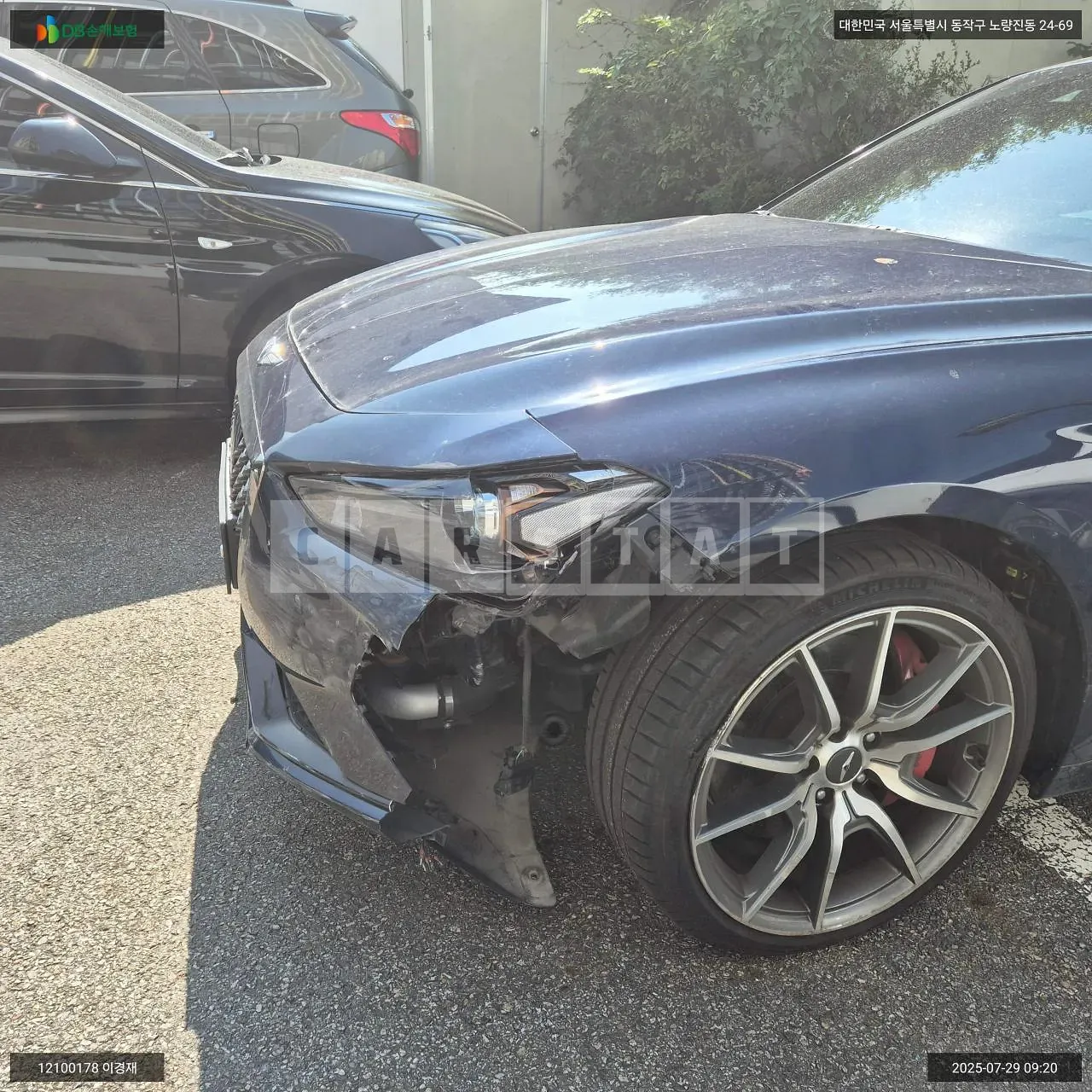 Photo 2 of 18: 2018 Genesis G70, VIN KMTG341ABJU005462 — Korean insurance auction