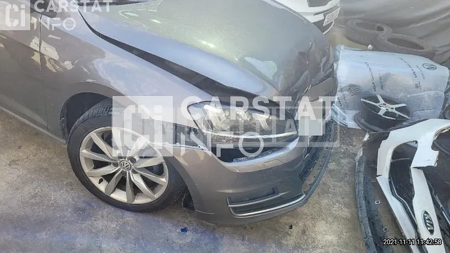 Photo 2 of 8: 2015 Volkswagen Golf 2.0 TDI BMT, VIN WVWZZZAUZFW333046 — Korean insurance auction
