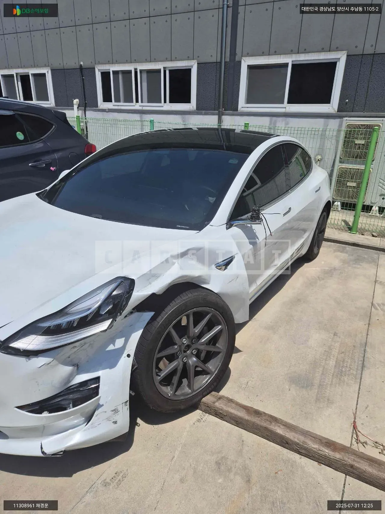 Photo 2 of 10: 2020 Tesla Model 3 Long Range, VIN 5YJ3E1EB5LF724755 — Korean insurance auction