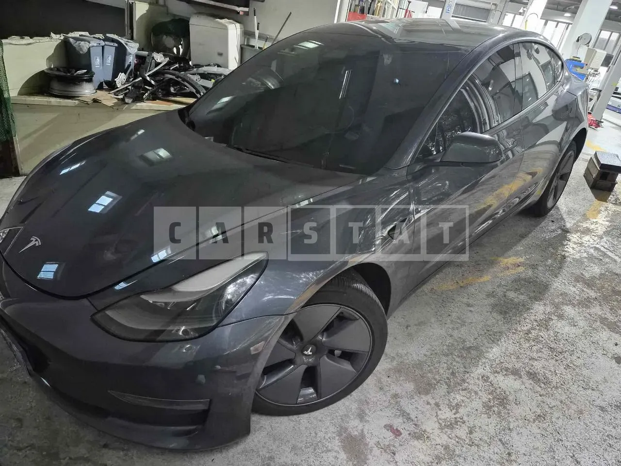 Photo 2 of 20: 2021 Tesla Model 3 Long Range, VIN 5YJ3E1EB1MF890370 — Korean insurance auction