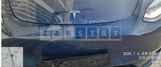 Photo 2 of 4: 2021 Tesla Model Y Standard Range — Korean insurance auction