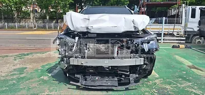 Photo 1 of 45: 2021 Hyundai Santa Fetm Hybrid, VIN KMHS3811BNU019136 — Korean insurance auction