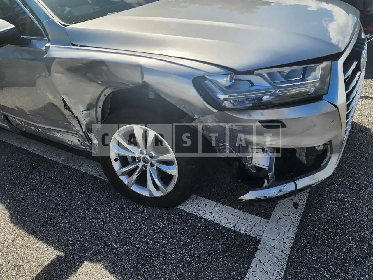 Photo 2 of 41: 2019 Audi Q7 45 TFSI quattro, VIN WAUZZZ4M3KD043674 — Korean insurance auction