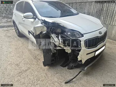 Photo 1 of 9: 2018 Kia Sportage, VIN KNAPN815GJK489093 — Korean insurance auction