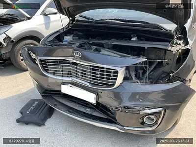 Photo 1 of 13: 2015 Kia Carnival, VIN KNAMC81ABGS171020 — Korean insurance auction