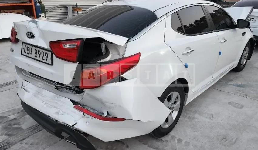 Photo 2 of 4: 2015 Kia K5, VIN KNAGN418BFA647836 — Korean insurance auction