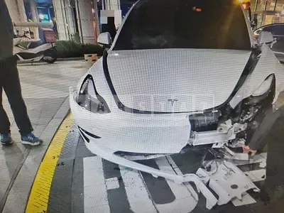 Photo 1 of 3: 2022 Tesla Model 3 Long Range — Korean insurance auction