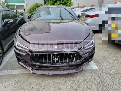 Photo 1 of 23: 2018 Maserati Ghibli Diesel, VIN ZAM57TSG1J1269080 — Korean insurance auction