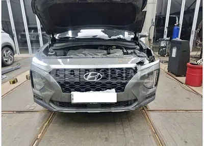 Photo 1 of 22: 2019 Hyundai Santa Fe, VIN KMHS281CDKU157050 — Korean insurance auction