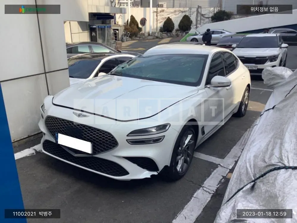 Photo 2 of 11: 2021 Genesis G70, VIN KMTG341ADMU080456 — Korean insurance auction