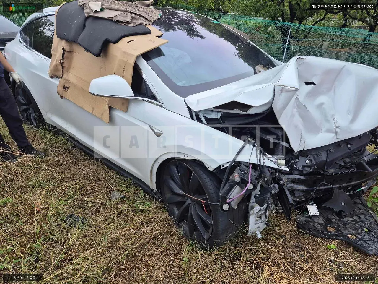 Photo 2 of 18: 2019 Tesla Model X Performance, VIN 5YJXCAE49KF210429 — Korean insurance auction
