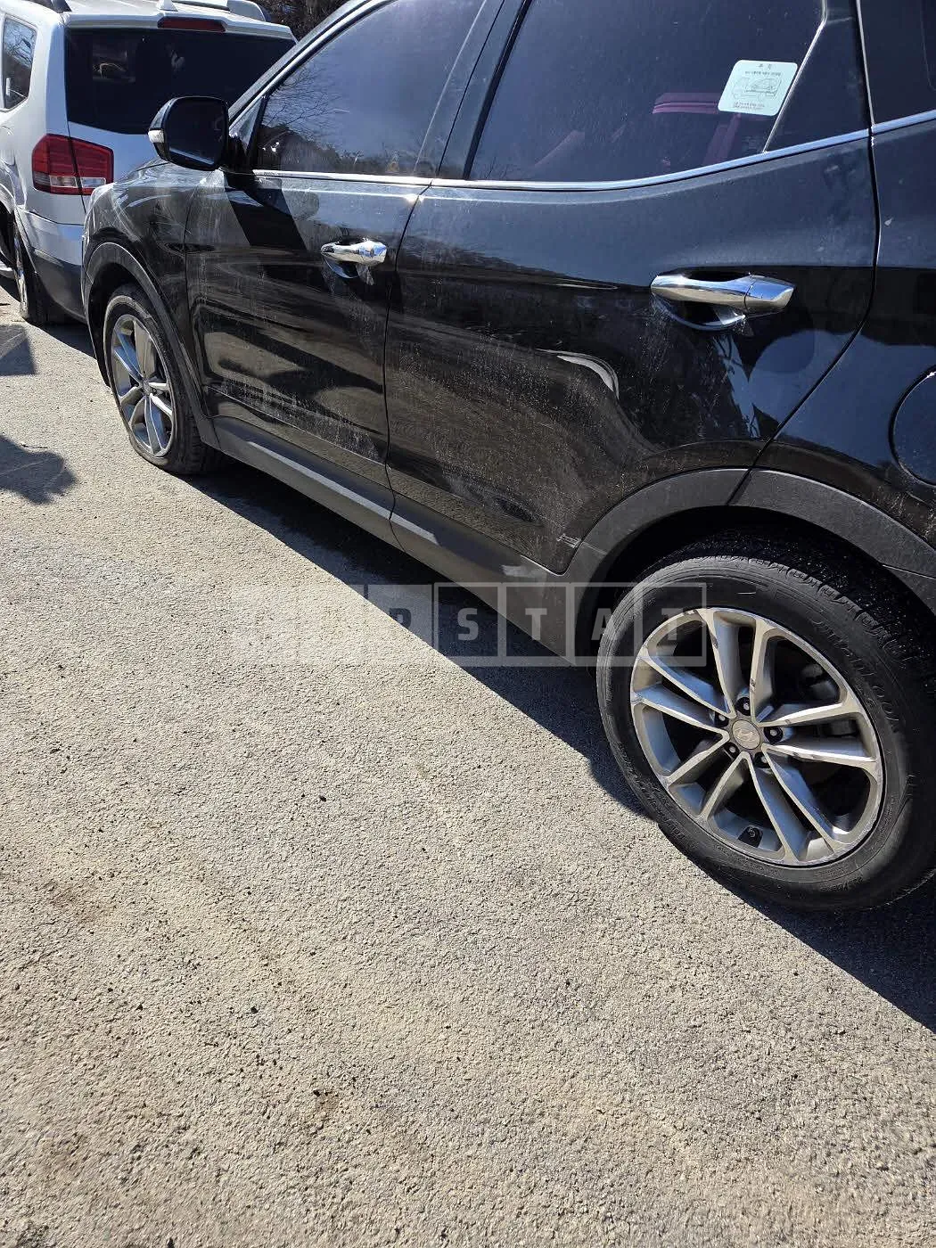 Photo 2 of 20: 2015 Hyundai Santa Fe, VIN KMHSW81XDGU578678 — Korean insurance auction