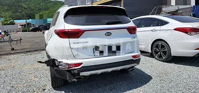 Photo 1 of 16: 2015 Kia Sportage, VIN KNAPM813BGK014119 — Korean insurance auction