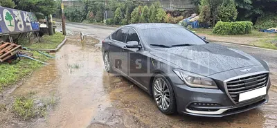 Photo 1 of 6: 2019 Hyundai Genesis G80, VIN KMHGM41DBKU324812 — Korean insurance auction