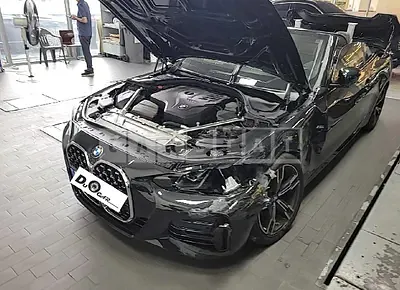 Photo 1 of 25: 2021 BMW 420i Convertible, VIN WBA71AT00MCH24014 — Korean insurance auction