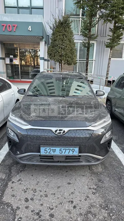 Photo 1 of 5: 2019 Hyundai Kona Electric EV Premium, VIN KMHK381GFKU038463 — Korean insurance auction