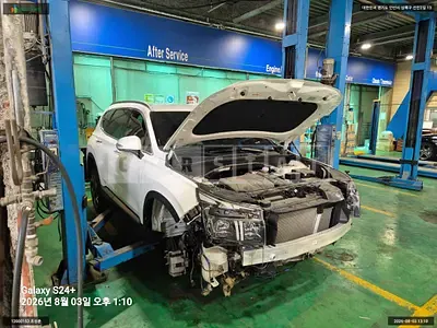 Photo 1 of 13: 2023 Hyundai Santa Fe, VIN KMHS381LGPU479982 — Korean insurance auction
