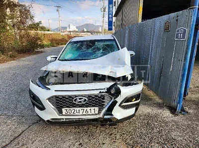Photo 1 of 10: 2020 Hyundai Kona, VIN KMHK2817GLU485450 — Korean insurance auction