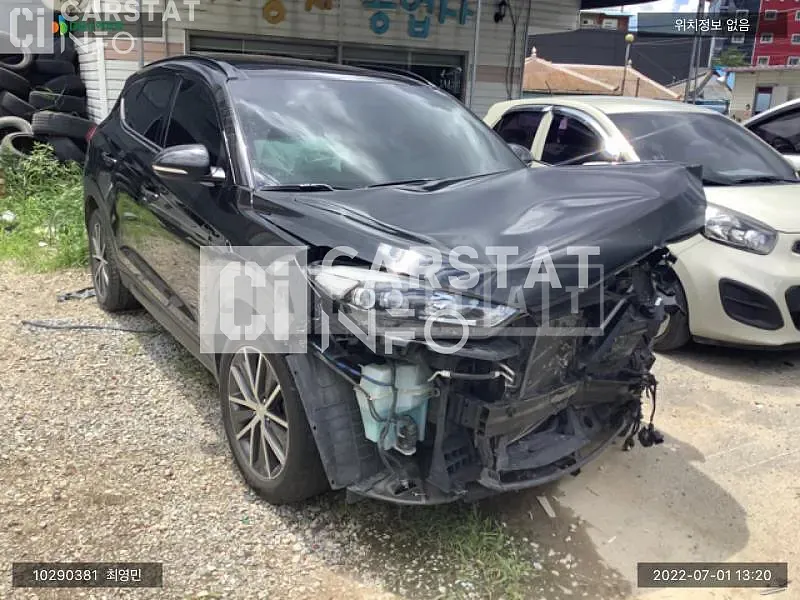 Photo 2 of 6: 2015 Hyundai Tucson, VIN KMHJ3815GGU140644 — Korean insurance auction