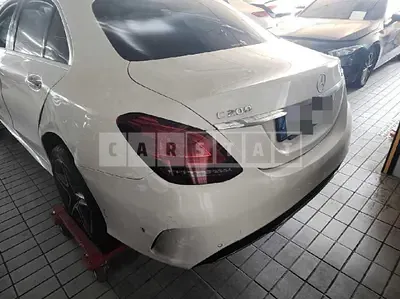 Photo 1 of 11: 2021 Mercedes-Benz C200, VIN W1KWF8AB5MR641160 — Korean insurance auction