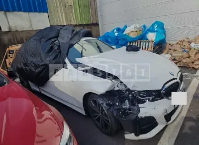 Photo 1 of 9: 2022 BMW 320i Touring, VIN WBA11ED06NFM82645 — Korean insurance auction