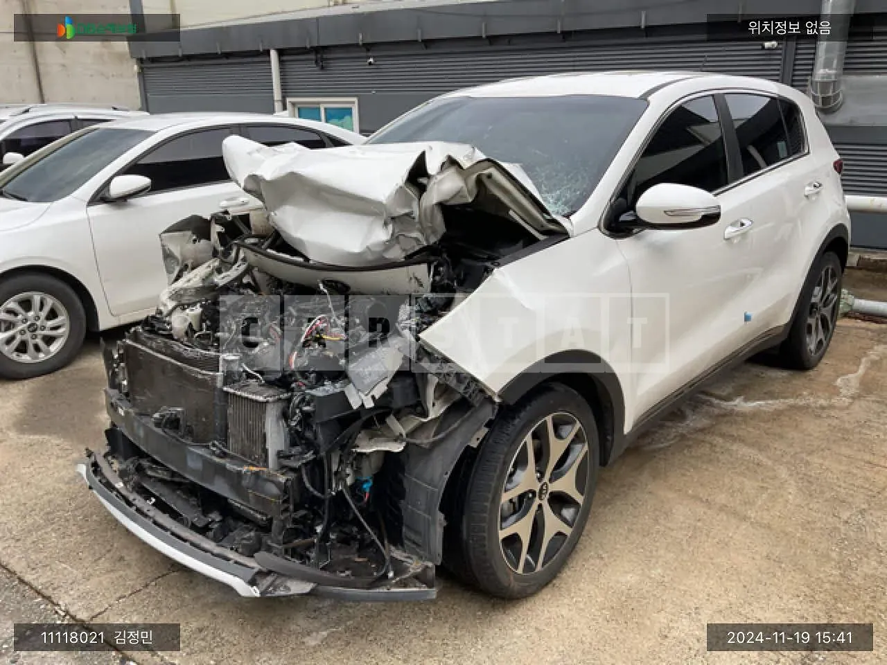 Photo 2 of 8: 2016 Kia Sportage, VIN KNAPL813DGK165981 — Korean insurance auction