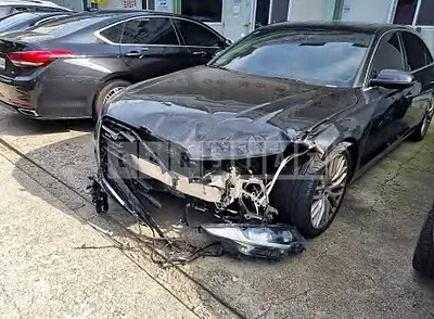 Photo 1 of 50: 2015 Audi A8L 60 TFSI quattro, VIN WAUZZZ4H7FN007148 — Korean insurance auction