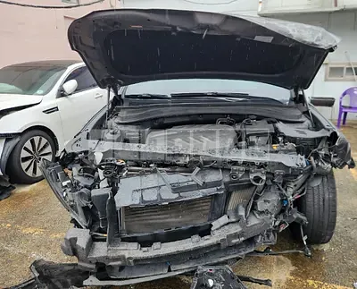 Photo 1 of 29: 2020 Hyundai Santa Fe, VIN KMHS381BBLU203297 — Korean insurance auction