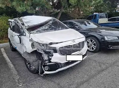 Photo 1 of 17: 2018 Kia Carnival, VIN KNAMB81ABJS417601 — Korean insurance auction