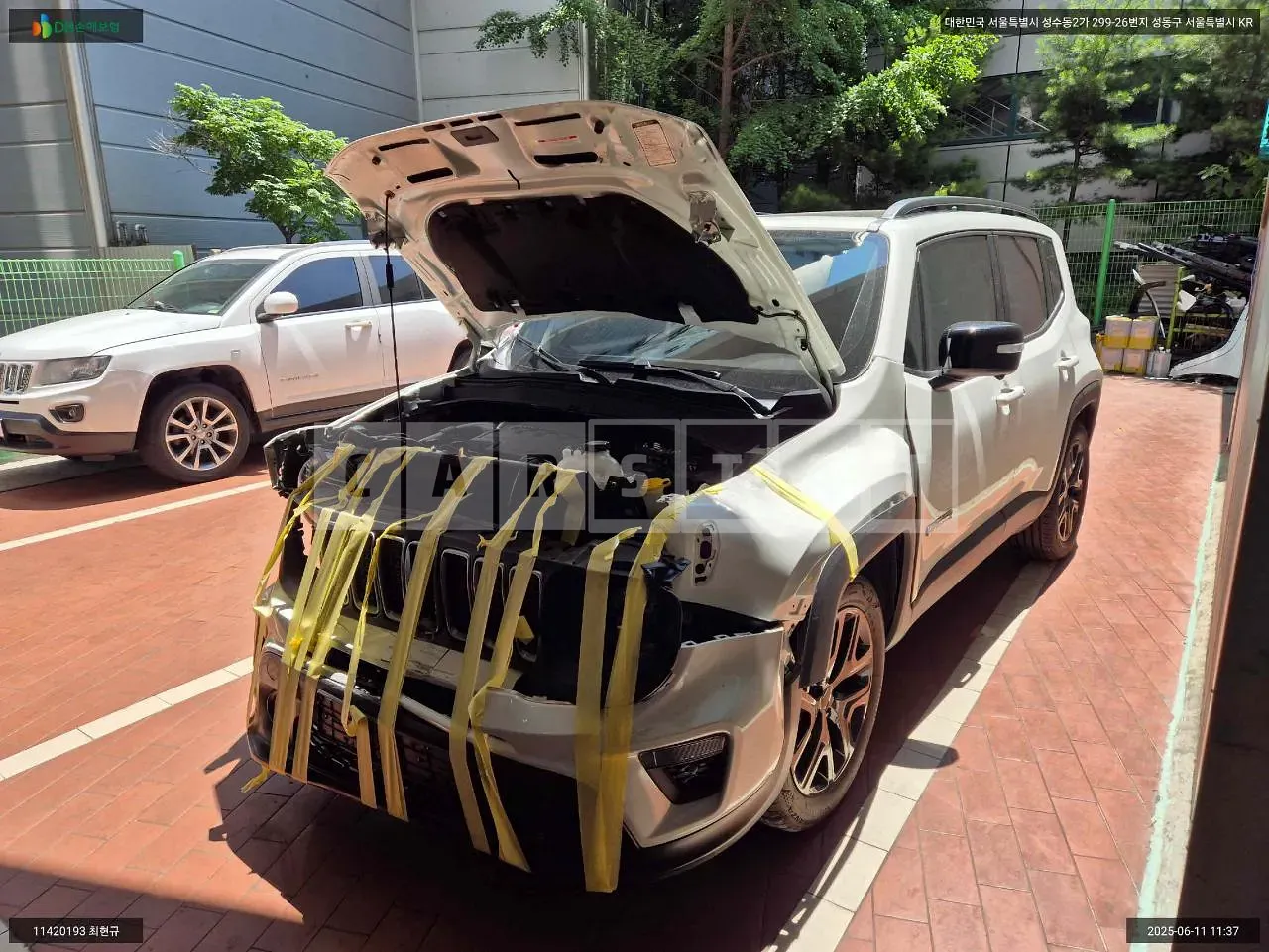 Photo 2 of 10: 2023 Jeep Renegade 1.3 FWD, VIN 1C4NJCE14PPP76509 — Korean insurance auction