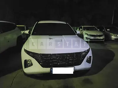 Photo 1 of 10: 2021 Hyundai Tucson, VIN KMHJC81BGMU045555 — Korean insurance auction