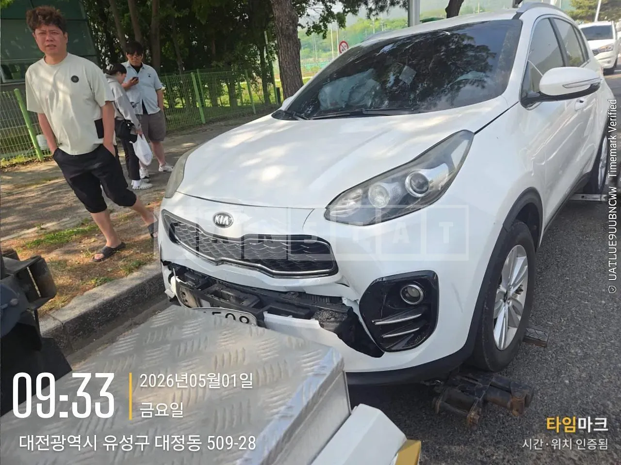 Photo 2 of 12: 2016 Kia Sportage, VIN KNAPM813DGK142520 — Korean insurance auction