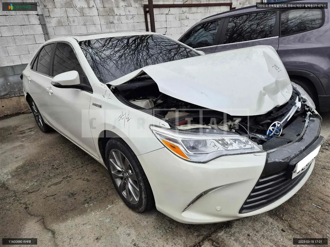 Photo 2 of 9: 2017 Toyota Camry, VIN 4T1BD1FKXHU225635 — Korean insurance auction