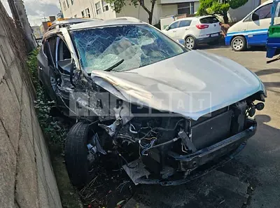 Photo 1 of 9: 2015 Hyundai Tucson, VIN KMHJT81VBFU983347 — Korean insurance auction