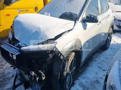 Photo 1 of 13: 2018 Hyundai Kona, VIN KMHK4815GJU022421 — Korean insurance auction