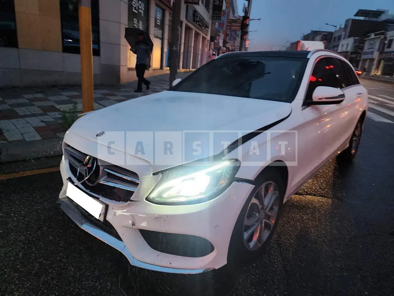 Photo 2 of 8: 2015 Mercedes-Benz C220 d 4Matic Estate, VIN WDDWH0FB2GF243205 — Korean insurance auction