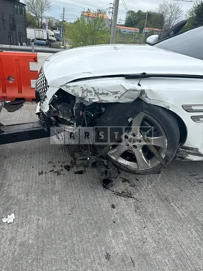 Photo 1 of 14: 2020 Genesis G80 2.5T, VIN KMTGB41CBMU030232 — Korean insurance auction