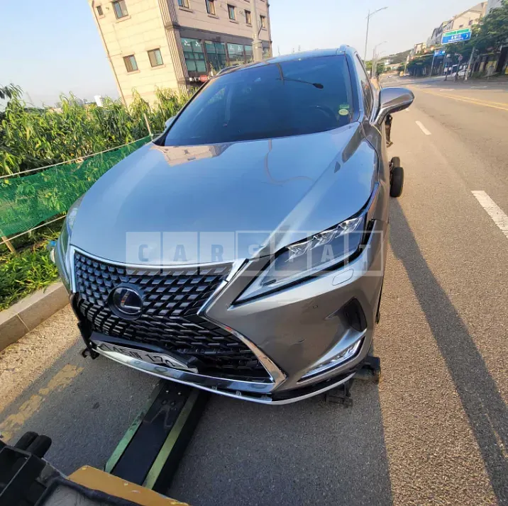 Photo 2 of 16: 2021 Lexus RX450h, VIN JTJBGMCAXM2072010 — Korean insurance auction