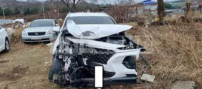 Photo 1 of 19: 2019 Hyundai Santa Fe, VIN KMHS381BBKU051777 — Korean insurance auction