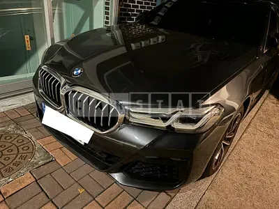 Photo 1 of 4: 2022 BMW 523d xDrive, VIN WBA31ES05NWX76341 — Korean insurance auction