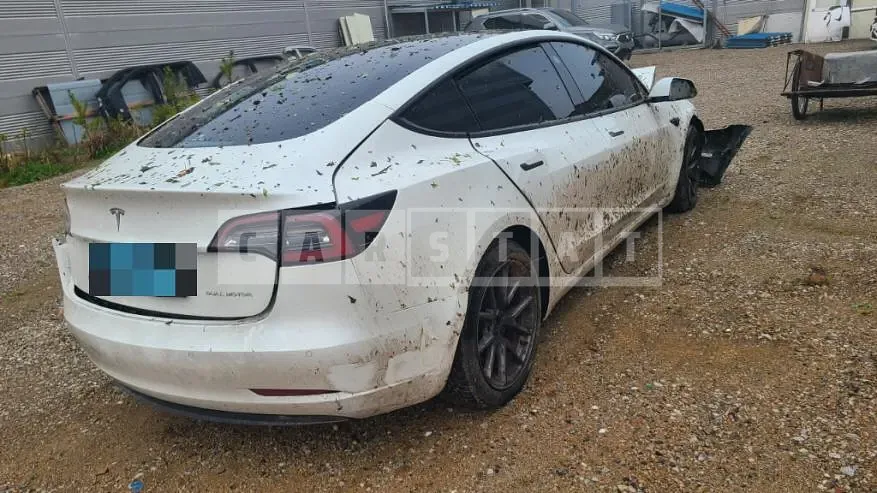 Photo 3 of 3: 2021 Tesla Model 3 Long Range — Korean insurance auction